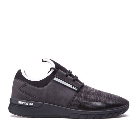 Supra Flow Run Svart Joggesko Herre [NO-6-Q598]